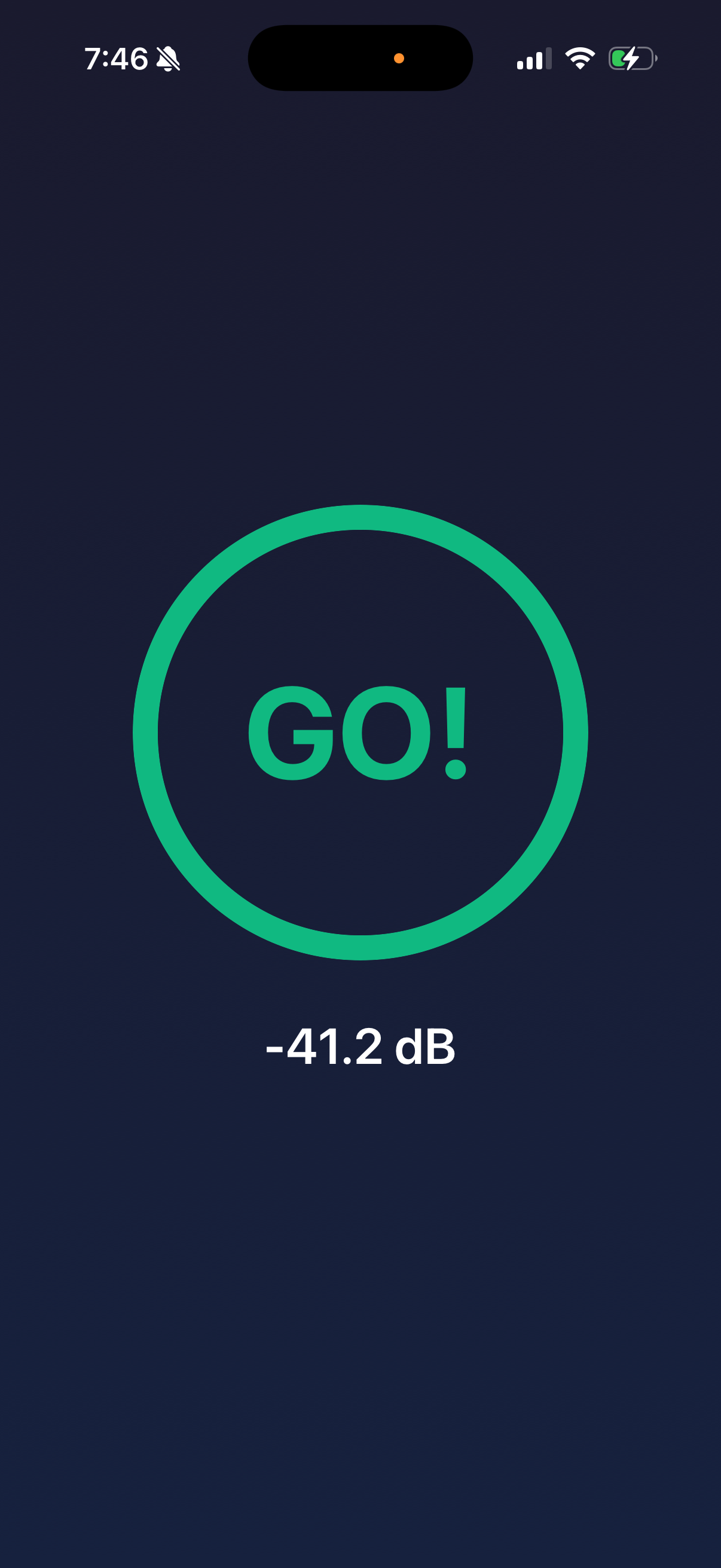VoiceXP Sound Play Callibration screen