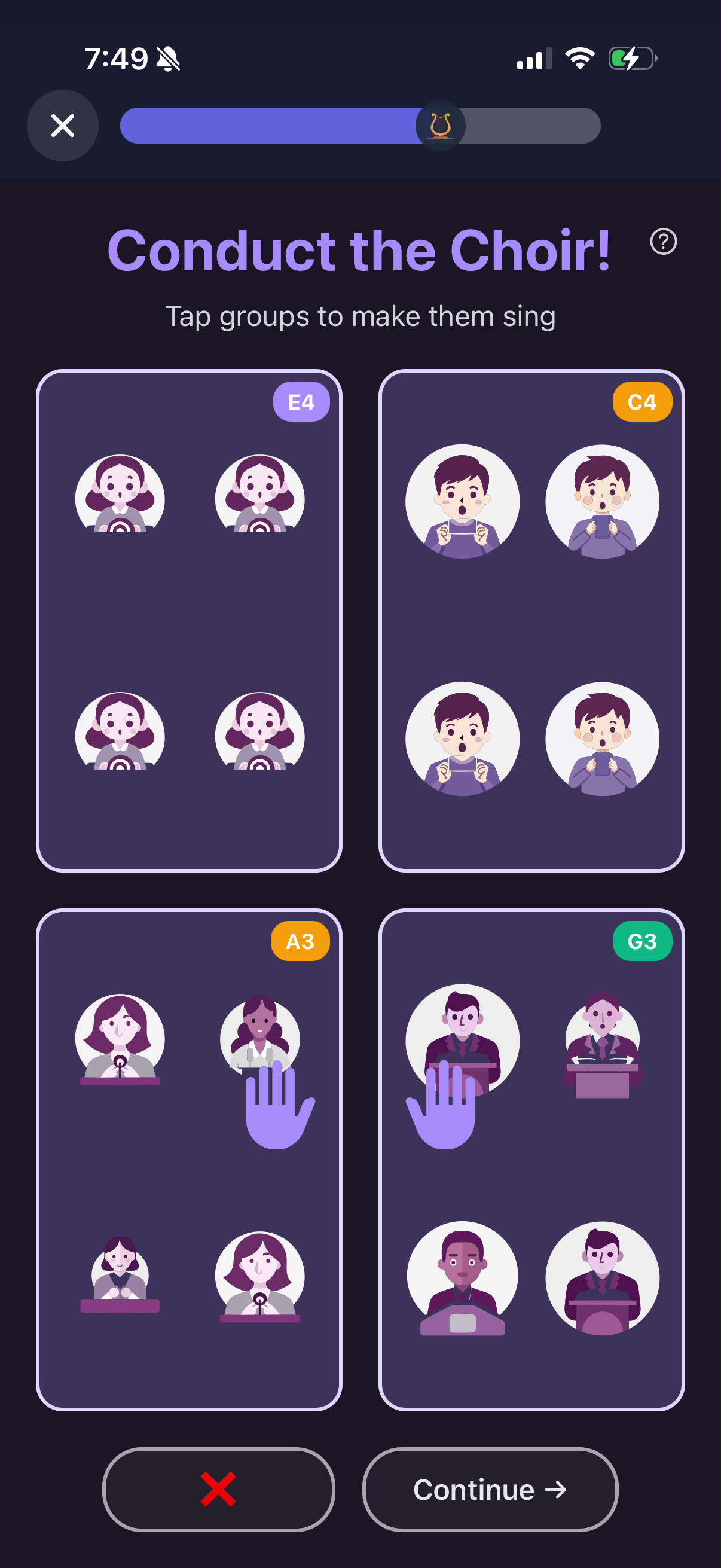 VoiceXP Lesson blend-in with a singing choir